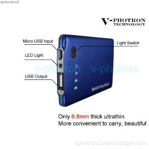 8600mAh slim power bank for phone,psp,camera,MP3,MP4